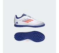 Chaussure à crampons F50 Club Turf Enfants Cloud White / Solar Red / Lucid Blue 35 1/2