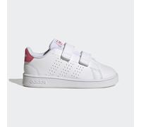 Chaussure à double bande auto-agrippante Advantage Lifestyle Court Cloud White / Real Pink / Core Black 22