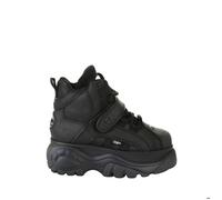 Chaussure à lacets - BUFFALO - 1348-14 2-0 - Cuir - Femme - Scratch - Noir 35