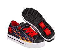 Chaussure à roulettes - HEELYS - Snazzy X2 - Noir/Rouge/Jaune - Enfant - Lacets 32