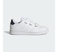 Chaussure à scratch Advantage Court Lifestyle Cloud White / Core Black / Silver Metallic 34