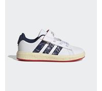 CHAUSSURE ADIDAS MARVEL SPIDER-MAN GRAND COURT ENFANTS Cloud White / Dark Blue / Warm Vanilla 33