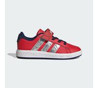 adidas Mixte Enfant Marvel Spider-Man Grand Court Kids Shoes, Pure Ruby/Silver met./Dark Blue, 36 2/3 EU