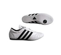 Chaussure ADIDAS SM II coupe basse pour Arts martiaux Taekwondo Karaté et Kungfu - - white w/black stripes, 41 1/3 EU