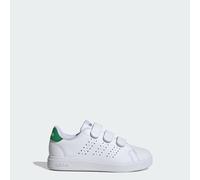adidas Mixte Enfant Advantage Base 2.0 Shoes Children, Cloud White/Cloud White/Green, 34 EU