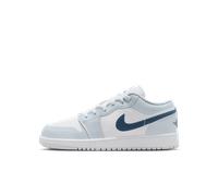 Chaussure Air Jordan 1 Low pour ado Blanc/Aura/Squadron Blue 36.5