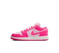 Chaussure Air Jordan 1 Low pour ado Pink Foam/Summit White/Hyper Pink 37.5