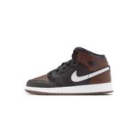 Chaussure Air Jordan 1 Mid pour ado Baroque Brown/Noir/Blanc 35.5