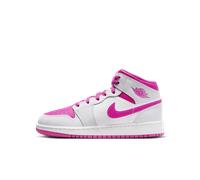 Chaussure Air Jordan 1 Mid pour ado Iris Whisper/Blanc/Fire Pink 40