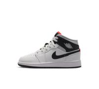 Chaussure Air Jordan 1 Mid pour ado Summit White/Infrared 23/Neutral Grey/Noir 38