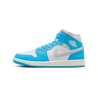 Chaussure Air Jordan 1 Mid Pour Femme Dark Powder Blue/Blanc/Sail/Neutral Grey Bq6472-400 - 37 1/2 Bleu