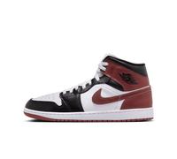 Chaussure Air Jordan 1 Mid Se Pour Homme Blanc/Noir/Dark Pony Hf3216-102 - 44 Blanc