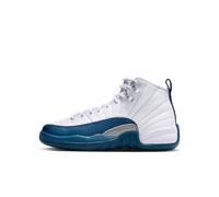 Chaussure Air Jordan 12 Retro « French Blue » pour ado Blanc/Metallic Silver/Varsity Red/French Blue 36