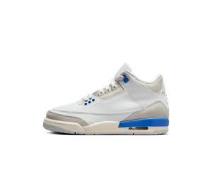 Chaussure Air Jordan 3 Retro « Lucky Shorts » pour ado Summit White/Legend Blue/Photon Dust/Hydrogen Blue 36.5
