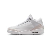 Chaussure Air Jordan 3 Retro « Pure Money » pour homme Blanc/Blanc/Metallic Silver 52.5