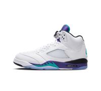Chaussure Air Jordan 5 Retro « Grape » pour homme Blanc/Grape Ice/Noir/New Emerald 38.5