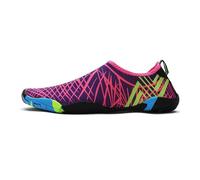 Chaussure Aquatique Chaussures d'eau de plage à séchage rapide, pantoufles d'eau unisexes for bord de mer, pieds nus, baskets de surf en amont, sandales légères for femmes et hommes(Purple,39)