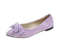 Chaussure ballerine à broderies pour femme Nouveau modèle 2026, bout pointu, semelle plate en toile avec motif fleuri Grande taille disponible - Style bohème et décontracté pour la danse ou la ville P