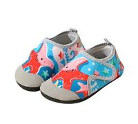 Chaussure Basketball Fille,Baskets pour Filles Semelles Souples AntidéRapantes SéChage Rapide Chaussures De Plage avec ImpriméS Fermeture Facile pour Un Usage Quotidien