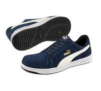 Puma Chaussure basse Iconic Suede 6400 S1P ESD FO HRO SR antidérapante sans métal Bleu T.45