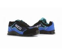 Sparco SPARCO TEAMWORK Scarpa Antinfortunistica Da Lavoro - BASSA PER UOMO E DONNA NITRO S3 SRC, Botte de protection incendie et sécurité mixte adulte, NERO/BLU SPARCO, 39 EU