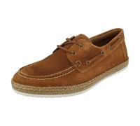 Chaussure Bateau Décontractée Homme Rieker Marron En Daim Lacets - B5220
