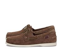 chaussure bateau portland flesh out cuir suède marron sebago