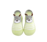 Chaussure Bébé Garçon Fille Chaussons Chaussettes -Dérapantes Bébé - Chaussettes Antidérapantes en Coton Bébé Enfant Motif Animaux - Chaussures (Kleiner Braunbär, 20 InfKleine Gelbe Entent)