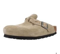 Chaussure Birkenstock Modèle Boston Braided Suede Leat - Coleur Beige 43