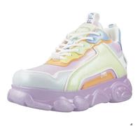 Buffalo Cld Chai Baskets végétaliennes à lacets pour femme Semelle épaisse, lilas, 37 EU
