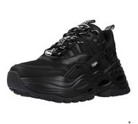 Baskets en maille nappa vegan femme Buffalo Triplet Hollow Noir 36