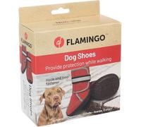 Chaussure Chien - Kajan - 2 pièces - Rouge - XL - 9,3x7,5x13 cm - néoprène - Semelles dures - antidérapant - imperméable - réfléchissant
