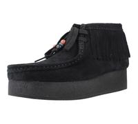 Chaussure Clarks Originals Modèle Wbwedge Fringe - Coleur Noir 36