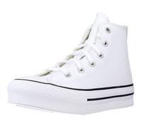 Chaussure Converse Modèle Chuck Taylor All Star Lift Platform Leather - Coleur Blanc 32