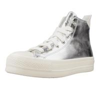 Chaussure Converse Modèle Chuck Taylor All Star Lift Platform Metallic - Coleur Argent 36