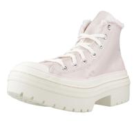 Chaussure Converse Modèle Ctas Lugged Heel Hi - Coleur Rose 37,5