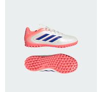 adidas Kids' Chaussure Copa Pure 3 Club Turf Enfants, Off White/Lucid Blue/Signal Coral, 30 1/2