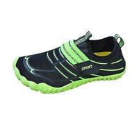 Chaussure D Eau Enfant Sandales Plastique Plage Aquatique Fille Chausson Gym Garçon Chaussures d'eau Mer Meduse Piscine De Garcon pour Enfants Chaussette Chaussettes Dernières Aquatiques,D-Vert,32