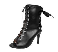 Chaussure Danse Femme Sandale Pied Large Chausson Talon Haut Sandales Cuir Chaussures De Tango Femmes pour Soirée Heels Ete Confortable Jazz À Talons Chaussons Enfant Salon Ballerines Bleu Marine