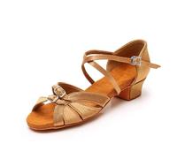 Chaussure Danse Latine Femme Chaussures de Danse Latine for Femmes et Enfants, Souples, for Tango, Jazz, Salsa, fête, Livraison directe(Beige,2)