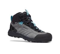Chaussure d'approche BLACK DIAMOND Mission Leather Mid WP (Steel Grey costal Blue) Femme 38 (7.5 US)