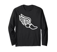 Chaussure d'athlétisme ou de Course Longue Distance Blanche ailée Manche Longue