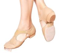Chaussure De Ballet Véritable cuir extensible arc grec sandales Jazz chaussures de danse femmes Ballet Jazzy danse professeur Sneaker sandales exercice Gym Pour La Danse, La Performance, La Gymnastiqu