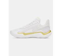 Chaussure De Basketball Under Armour Spawn 7 Unisexe Blanc / Metallique Or / Blanc 45 Blanc