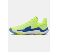 Chaussure De Basketball Under Armour Spawn 7 Unisexe High Vis Jaune / Bleu Atlantis / Metallique Bleu Calm 44 Jaune