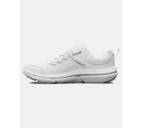 Chaussure De Course Pre-School Under Armour Assert 10 Ac Uniform Synthetic Pour Garçon Blanc / Blanc / Blanc 34 Blanc