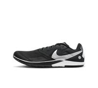 Chaussure de course sur route et de cross-country Nike Zoom Rival Waffle 6 Noir/Dark Smoke Grey/Blanc/Metallic Silver 46