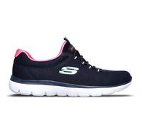 Skechers Femme Summits Top Player Fashion-sneakers, Navy Hot Pink, 38.5 EU