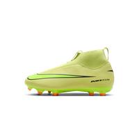 Chaussure de foot à crampons montante multi-surfaces Nike Jr. Mercurial Superfly 10 Academy pour enfant/ado Limelight/Hyper Crimson/Volt 35.5