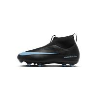 Chaussure de foot à crampons montante multi-surfaces Nike Jr. Mercurial Superfly 10 Academy pour enfant/ado Noir/Ice Blue 32
